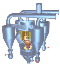 kh三分離選粉機雙轉(zhuǎn)子選粉機磨機改造磨內(nèi)選粉